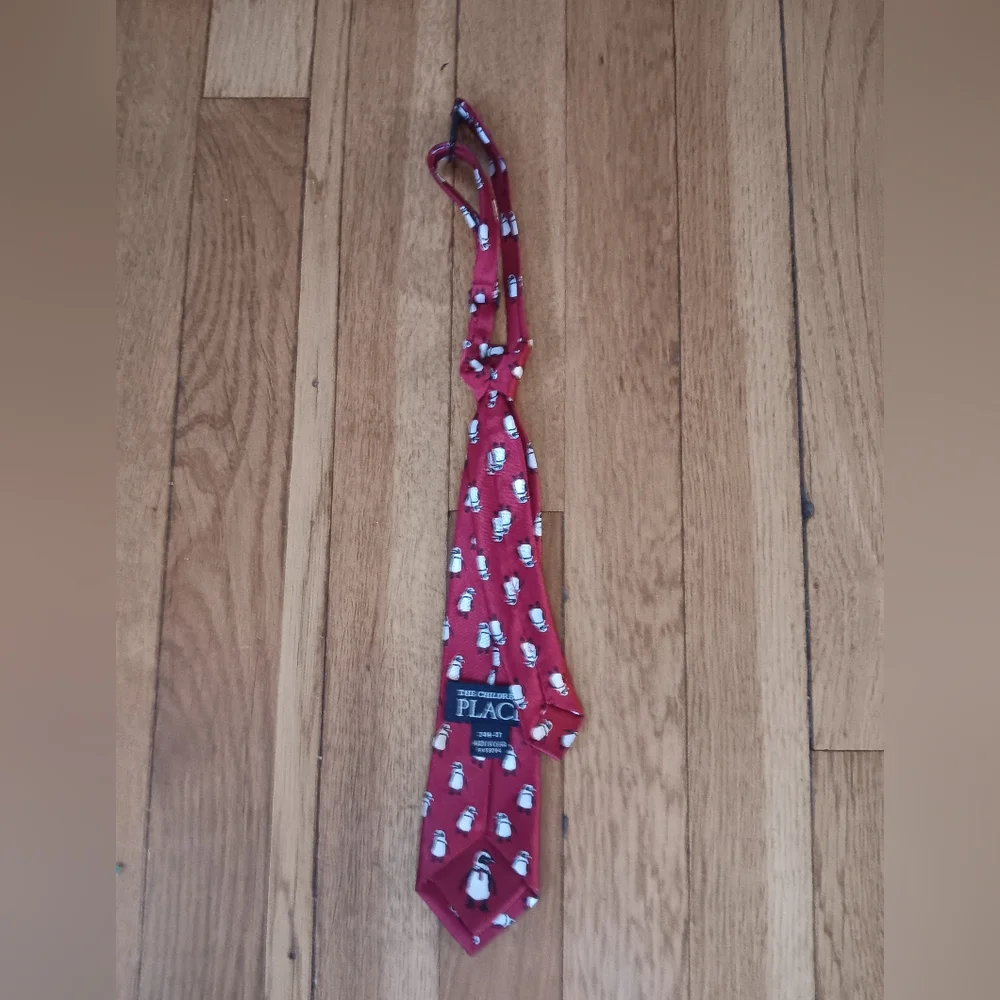 The Children's Place Red Penguin Tie